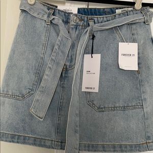 Mini jeans skirt